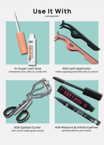 A+ Glam 3D Faux Mink Lashes - Barcelona