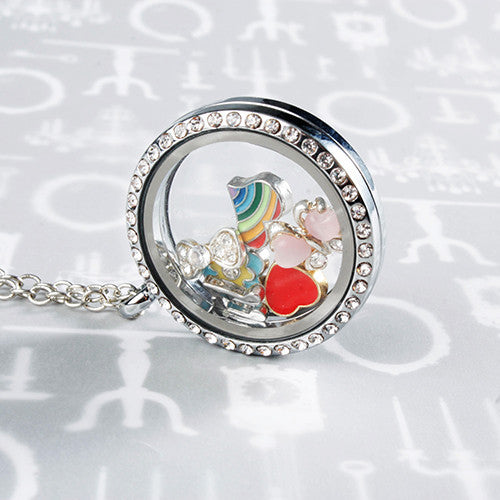 Golf Flag Pole Locket Charm