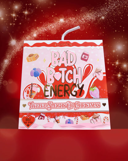(BOX ONLY) 12 Sleighs Of Christmas Bad Bitch Skincare Advent Calendar