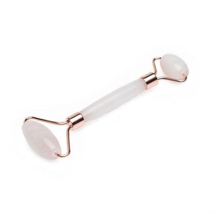 EpiLynx - Genuine Rose Quartz Roller - Massage for Skin Tightening and Firming