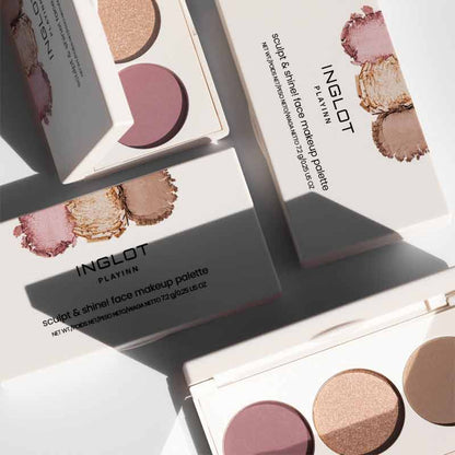 Inglot Playinn Sculpt & Shine! Face Makeup Palette