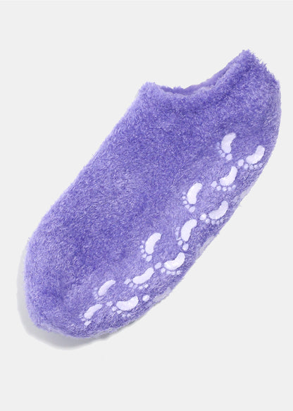 Gel Lined Moisturizing Spa Sock - Lavender